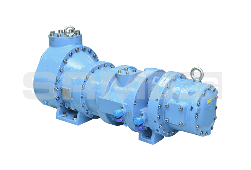 SRM-1612 系列開啟式單機雙級螺桿壓縮機